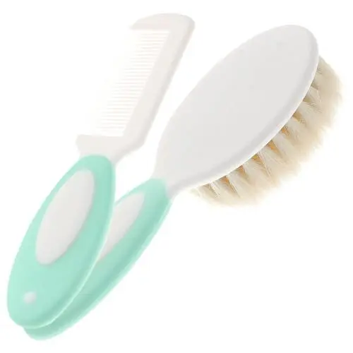 Produktbild: BESTonZON 1 Satz Wollkamm hairbrush haarbürsten Hair brush tragehilfe Naturhaarbürste vibrierende Stubenwagen für Babys werkzeug Babybürste und Kamm Babyhaarbürste Polypropylen Blue