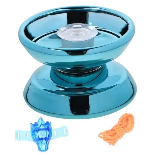 Produktbild: BESTonZON 1 Satz legiertes Jo-Jo Spielzeug kleine Jo-Jo-Bälle Yo-Yos für Anfänger chinesisches Toys jucarii pentru copii Jo-Jo-Bälle aus Metall schöne Jo-Jo-Bälle Legierung Blue