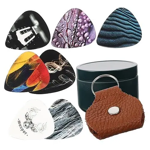 Produktbild: BESTonZON 1 Set Gitarrenplektren Bassplektren Tragbare Gitarren Ukulele Plektren Gitarren Übungsplektren Daumenplektren Für Gitarren Saiteninstrumente Kleine Gitarrenplektren