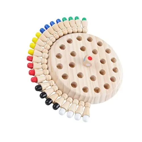Produktbild: BESTonZON 1 Set Lustiges Memory Schach Puzzle Spielzeug Memory Schachbrett Spielzeug Lustiges Block Brettspiel Spielzeug Memory Match Stick Schachspiel Kinderspielzeug
