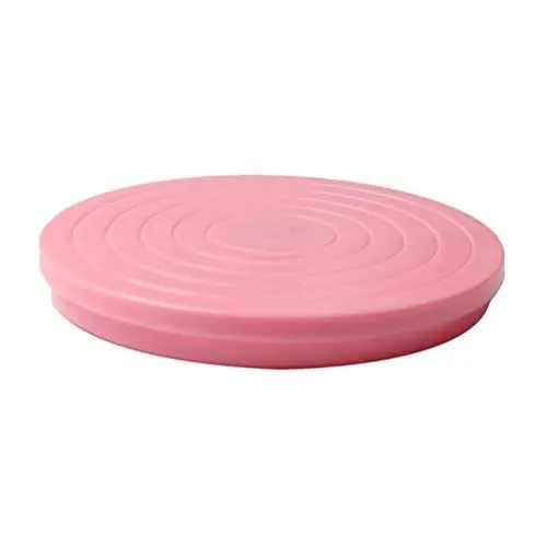 Produktbild: BESTonZON Tortenständer drehbare kuchenplatte Kunststoff Kuchen Drehteller (Rosa)