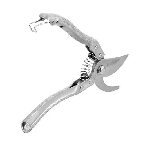 Produktbild: BESTonZON 1 Stück Gartenschere Hochentaster Zum Baumbeschneiden Handbuch Scheren Gartengeräte Gartenwerkzeuge Baumschere Hecke Baumschneider Cutter Silber Rostfreier Stahl