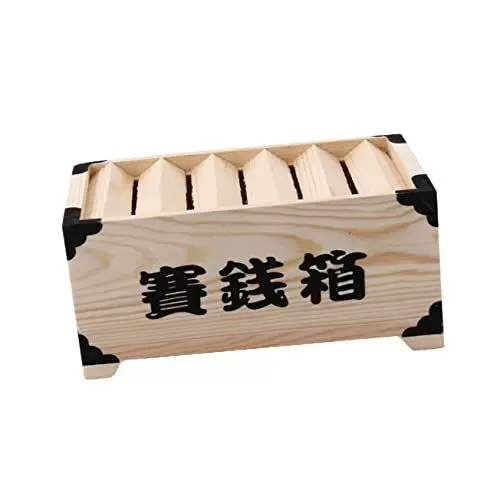 Produktbild: BESTonZON 1 Stück Karton sparschwein aus Holz dekoratives Sparschwein Schreibtischaufsatz Desktop-Schmuck aufbewahrungsdose Storage Boxes tischdeko Schreibtischschmuck Münzbehälter Paulownia