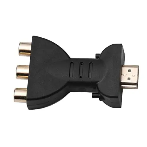 Produktbild: BESTonZON 1stk Audio- Und Videoadapter Av-Adapter-konverter Langlebiger Konverter Av-kabeladapter Cinch-Kabel High-Definition-kabeladapter Av-konverter Einstellen EIN v Plastik