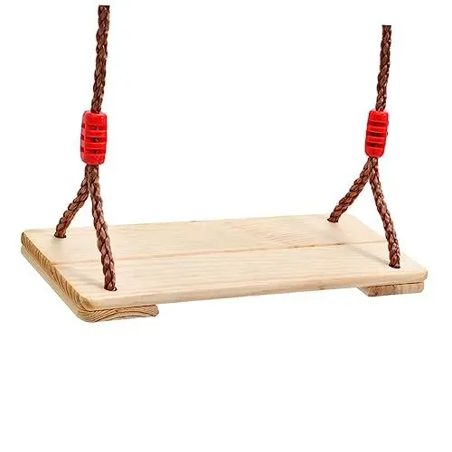 Produktbild: BESTonZON 1stk Die Schaukel Hängende Baumschaukeln Schaukelsitze Im Freien Schaukel Für Babys Hängende Schaukelsitze Babyschaukeln Für Draußen Spielzeuge Kiefernholz Schwingen Hölzern Kind