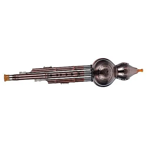 Produktbild: BESTonZON 1stk Dreifarbige Kürbisseide Musikgeschenke Chinesische Holzbläser Geschenk Für Erwachsene Kürbis Musikinstrument Kürbisinstrument Für Anfänger Chinesische Nation Klassisch Pp