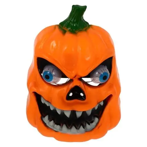 Produktbild: BESTonZON 1stück Leuchtende Halloween Kürbismaske Gruselige Dekoration Für Kostümpartys Fotorequisiten Und Karneval Für Halloween-feiern Cosplay Und Festlichkeiten
