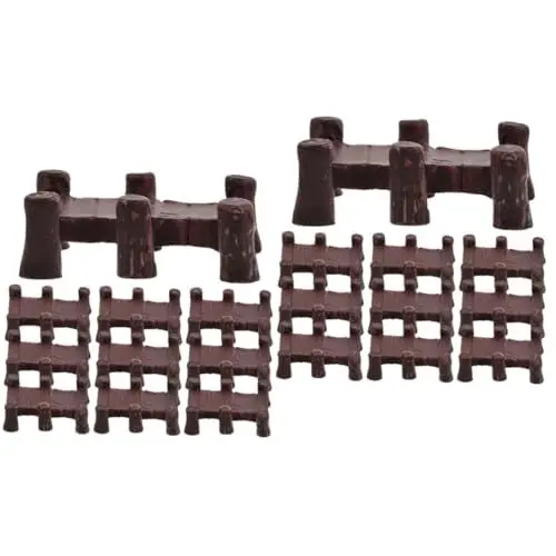 Produktbild: BESTonZON 20 STK Mikrolandschaftskorridor Miniaturen Miniatursachen Schmücken Miniatur-Bonsai-brückenmodell Bonsai-brückenmodell Selber Bauen Miniatur-brückenmodell Bonsai Kleine Brücke Harz