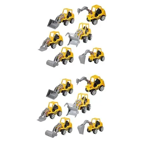 Produktbild: BESTonZON 20 STK Spielzeug Für Baufahrzeuge Bagger Spielzeuglastwagen Elektro-LKW-Spielzeug Spielzeugautos Zurück Kleines Auto Spielzeug Modelle Autos Spielzeug Spielzeuge Abgeben Kind