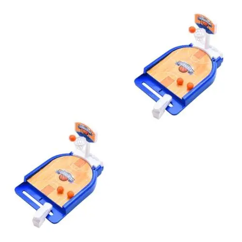 Produktbild: BESTonZON 2St Fingerspiel Fingertischspiel Schreibtischspielzeug für das Büro für Erwachsene Kinder Finger Basketball Spielzeug Mini Tischspielzeug für Kinder Mini-Tischspielzeug