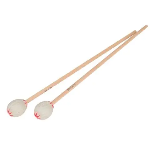 Produktbild: BESTonZON 2St Marimbaschlägel Marimba-Hammer Mallet Xylophon Kalimba-Zubehör für Anfänger percussion instrumente klauenhammer professioneller Trommelstock praktischer Trommelstock Ahorn Weiß