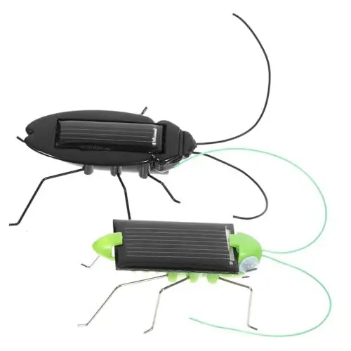 Produktbild: BESTonZON 2St Solarenergie Spielzeug Solar Cricket Lehren Puzzle pädagogische solar Tier solar Gadgets Sonnenenergie Technologie Solarbetriebene Gadgets Kricket Insekt Heuschrecke