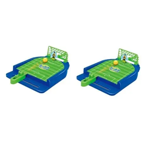Produktbild: BESTonZON 2St Tisch Fingerspiel Desktop-Spiele Fingertischspiel Minispiele Miniatur-Spiel interaktives Spielzeug kinderspielzeug tischfußballtisch Mini-Tischspielzeug Fingerspielzeug Blue