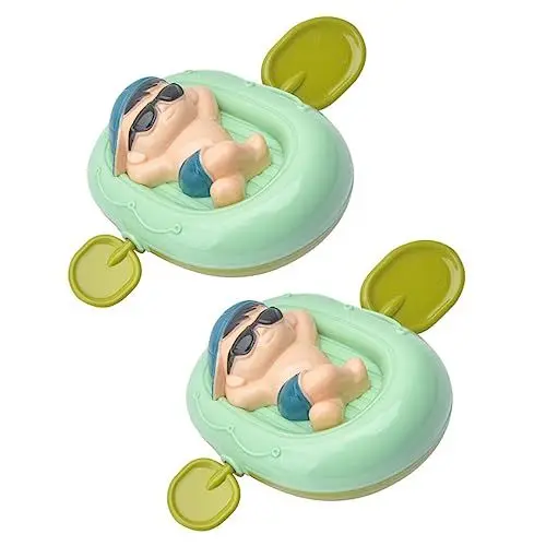 Produktbild: BESTonZON 2 Stücke Schwimmende Badespielzeug Für Kleinkinder Baby Badespielzeug Boot Design Kinderspielzeug Zufällige Farbe