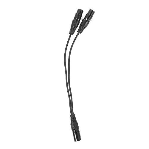 Produktbild: BESTonZON 2St XLR-Audiokabel Mikrofon für Lautsprecher Verbindungskabel schwarzes Audiokabel Mikrofonkabel eimischer mic Lautsprecheradapter Adapterkabel für Mikrofon Kupfer Black