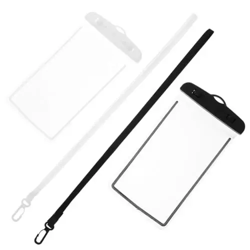 Produktbild: BESTonZON 2St wasserdichte Handyhülle universelle Tasche Proof Handytasche Mobiltelefone wasserdichte Tasche für Handy Handy-Trockentasche Sport trockene Tasche Wasserfeste Hülle PVC
