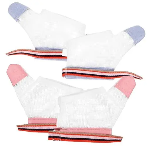 Produktbild: BESTonZON 2 Paar Anti-Essen-Handschuhe Kratzfeste Babyhandschuhe Daumenlutschhandschuhe für Kinder zäh Fingerhandschuhe Anti-Saug-Handschuhe handballschuhe fäustel -Schutzhandschuhe