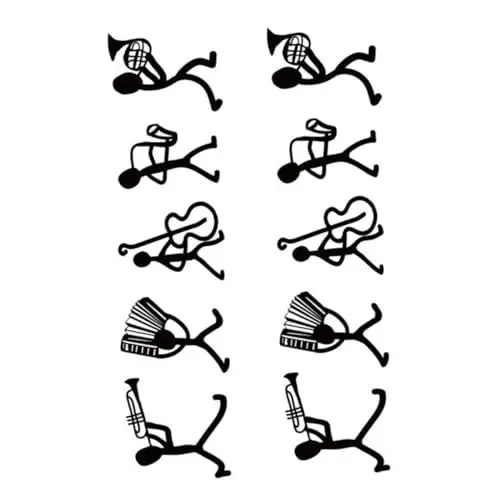Produktbild: BESTonZON 2 Sätze Aufkleber Wohnkultur für Auto Autodekoration Dekoration abnehmbare Wandsticker Art.-Nr heim Wandtattoo Persönlichkeit Applikationen Wandgemälde schmücken PVC