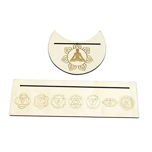 Produktbild: BESTonZON 2 Sätze Tarotkartenhalter Holzhalter für Tarotkarten Tarotständer aus Holz Tarot Karten Zubehör Tarot Kartenhalter für Wahrsagerei Holztablett Schmucktablett Weissagungszubehör