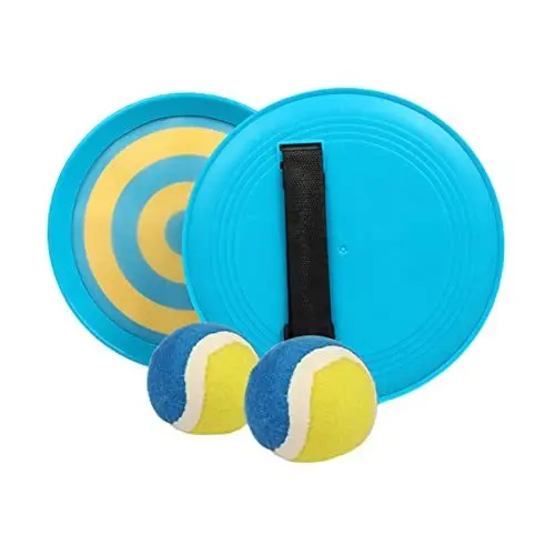 Produktbild: BESTonZON 2 Sätze klebriger Ball Spielzeug für Kinder Ball werfen Wurfspiele Kidcraft-Spielset Paddelfangspiele Activity für Kinder aktivity für Kinder Ballspiel fangen Lernspielzeug pp Blue
