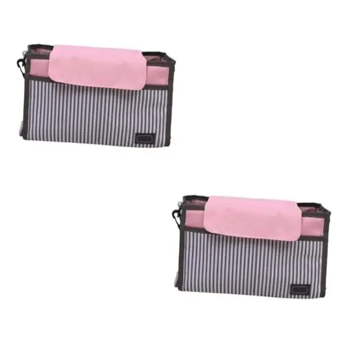 Produktbild: BESTonZON 2 Stk Kinderwagen-Organizer-Tasche kinderwagen tasche babytasche kindertragerucksack babytragetasche windeltasche aufbewahrungstasche Buggy-Organizer Kinderwagen Organizer