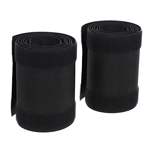 Produktbild: BESTonZON 2 Stk Teppichdrahtummantelung Bodenschutz Kabelabdeckung für Teppichböden Bodenkabelmanagement Bodenkabelabdeckungen Kabelschutzhülle Lagerung Gehäuse Polyester