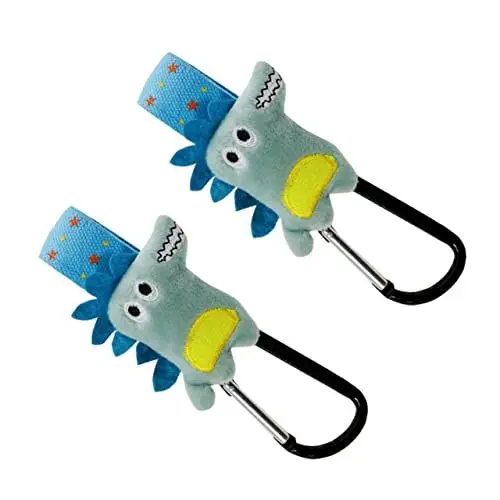 Produktbild: BESTonZON 2pcs Baby Kinderwagen Haken Cartoon Kinderwagen Haken Clip für Wickeltasche Kinderwagen Tasche Kinderwagen Haken Paar
