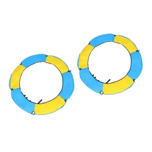 Produktbild: BESTonZON 2 Stück Trampolin Matten Rahmenabdeckung Für Trampolin Outdoor Trampolin Abdeckung Trampolin Antikollisionsabdeckung Trampolin Schutzpolster Surround Sicherheitsschutz