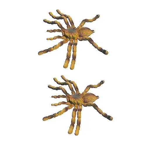 Produktbild: BESTonZON 2 Stücke Insekt Probe Modell Pädagogisches Tarantel Pädagogisches Dekorative Spinne Modell Pädagogisches Spinne Dekorative Tarantel PVC