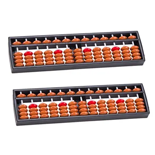 Produktbild: BESTonZON 2st Abakus Kinderaccessoire Kinderperlen Kidcraft-spielset Minispielzeug Für Kinder Puzzle-Spielzeug Kinderspielzeug Zahlenspielzeug Kinder Versorgen Kinderzubehör Brown Holz