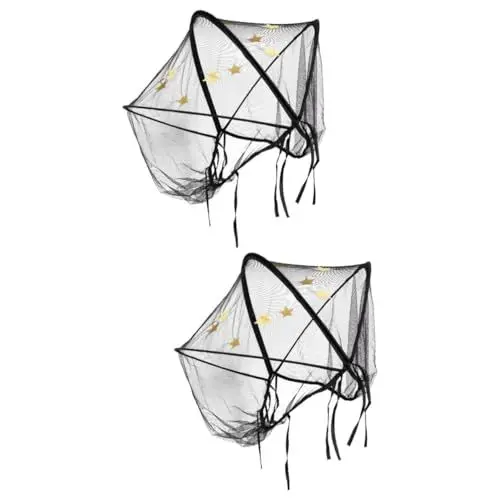 Produktbild: BESTonZON 2st Moskitonetz Für Kinderwagen Moskitonetzabdeckung -moskitonetz Mesh-Kinderwagen-moskitonetz Kinderwagen-moskitonetz Für Babys Moskitonetze Für Kinderwagen Gittergewebe