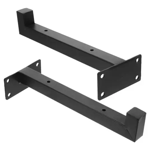 Produktbild: BESTonZON 2st Robuste Regalhalterung Halterungen Für Regale Schwerlast-schwimmregalträger Wandregale Unterstützen Schwebender Regalhalter Wandhalterungen An Der Wand Montiert Schmücken Eisen