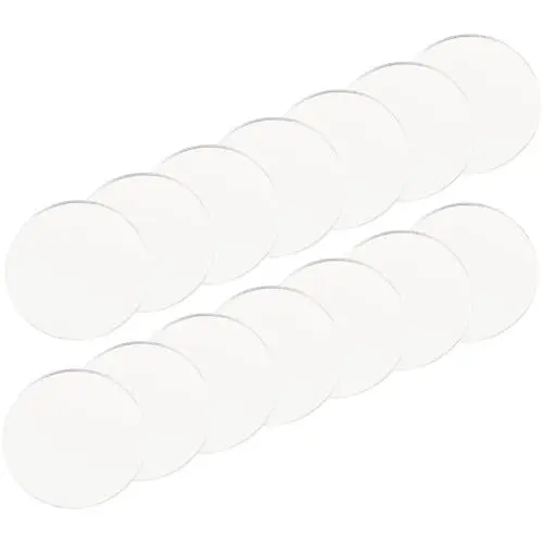 Produktbild: BESTonZON Dekorative Spiegelaufkleber 30-teiliges Set Selbstklebende Acrylspiegel für Wohnzimmer-wanddekoration Kreisspiegelblätter für