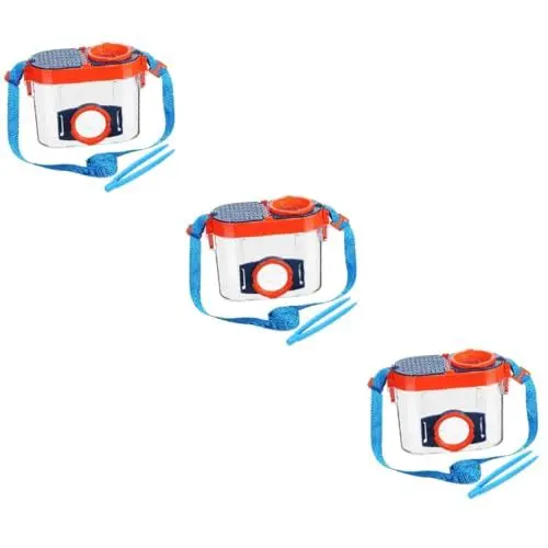 Produktbild: BESTonZON 3 Sätze Beobachtungsbox Für Insekten Critter Insektenkäfig Insektenfänger Für Kinder Insektenhotel-Sets Für Kinder Insektenbehälter Für Kinder Fangen Käfig Käferglas Plastik