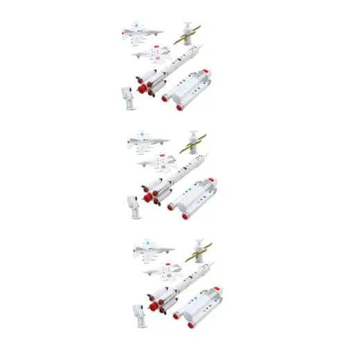 Produktbild: BESTonZON 3 Sätze À 7 Stück Flugzeugmodell Luftfahrtmodell Wohnzimmer Dekor hühner Spielzeug kinderknallzeug Aircraft Model Flugzeug Model Spielzeug Flugzeug Model Planes Airplane Model