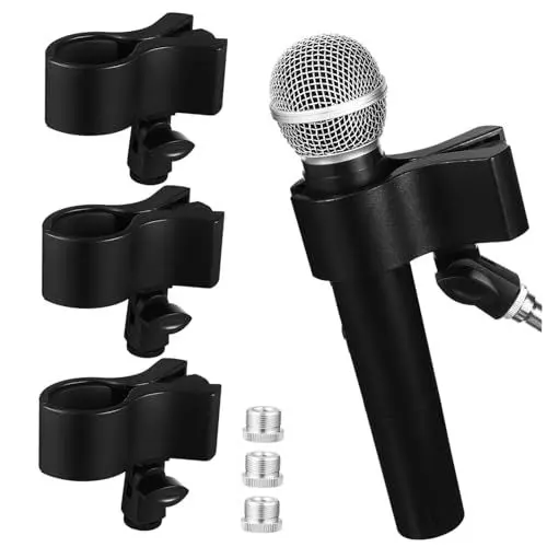 Produktbild: BESTonZON Mic Clip 3pcs Mikrofon Zubehör für Broadcast Aufnahme Konferenz