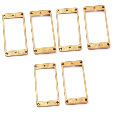 Produktbild: BESTonZON 3 Stück Paar Tellerring für Gitarre Pickup-Truck-Zubehör Humbucker-Tonabnehmer akustische Gitarre der Ring Pickups Rahmen Pickup-Ring Musik Befestigungsring Adapter aufsammeln