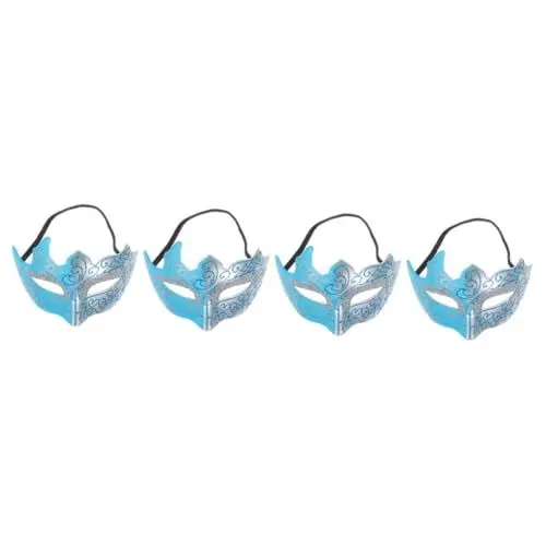 Produktbild: BESTonZON 4 Stück Goldpulvermaske Karneval Party Maske Venezianische Maskerade Maske Oper Maskerade Maske Halloween-cosplay-maske Kostüm Venezianische Maske Ausgefallene Partymaske Abs