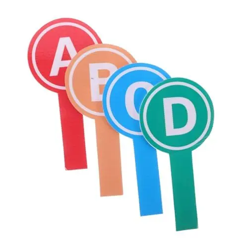 Produktbild: BESTonZON Wiederverwendbare Abstimmungspaddel Handheld-antwortpaddel für Teamwettbewerbe Wertung Bürobesprechungen Auktionen