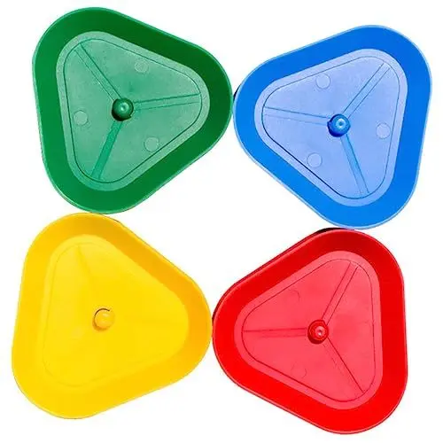 Produktbild: BESTonZON 4 Stück Kartenhalter Karten Blechkartenständer Schmaler Kartenstapel Charakteristische Karten Deckbretter Handspiel Spielkartenständer Rack O Sammelkartenständer Pokerchiphalter