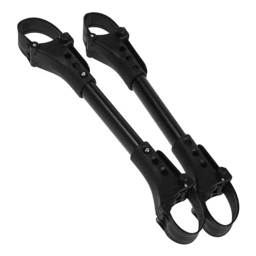 Produktbild: BESTonZON 4 Stück Kinderwagen Kinderwagen- einzelner Buggy- Zwillingskinderwagen-Verbinder Kinderwagen-Konnektoren lauflernwagen zwillingspuppenwagen Black