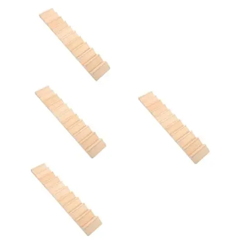 Produktbild: BESTonZON 4 Stück Mini Leiter Spielzeug Spielzeug Mini Treppe Spielhaus Zubehör Schreibtisch Ornament Schicke Foto Requisiten Mini Möbel Zubehör Treppen Requisite Zarte Miniatur