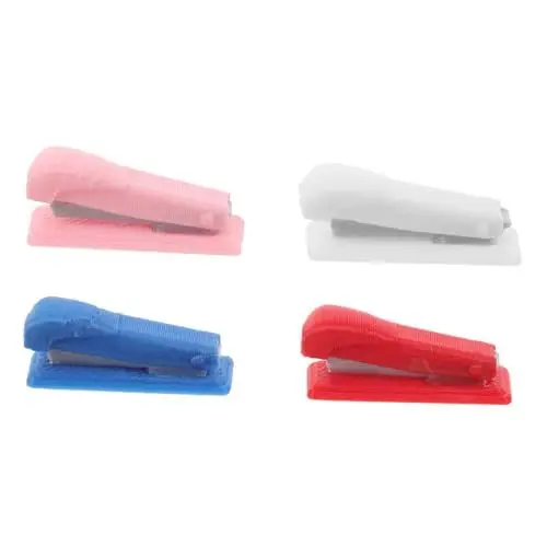 Produktbild: BESTonZON 4-teiliges Miniatur-hefter-Set Für Puppenhaus Miniatur-Requisiten Zum Basteln Puppenhaus-zubehör Lernbedarf Für Puppen