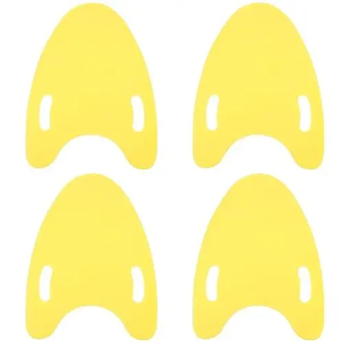 Produktbild: BESTonZON 4 Stück Schwimmbrett Kickboard Schwimmen Lernen Kinderschwimmausrüstung Schwimmhilfe für Schwimmtrainingsschwimmer Schwimmunterricht Kickboard Schwimmlern-Kickboard Eva Gelb