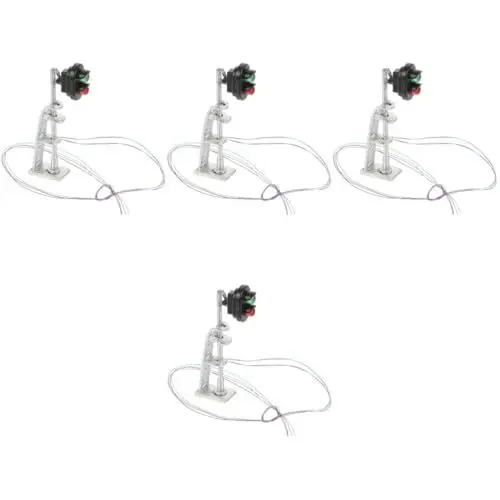Produktbild: BESTonZON 4 Stück Simulierte Ampel ampelschirm Miniatures Simulationssignal Sandtisch-Signalmodell Zug Ornament Spielzeug Ampel für Modelleisenbahn Sandtisch-Fake-Signal Sandkasten schmücken