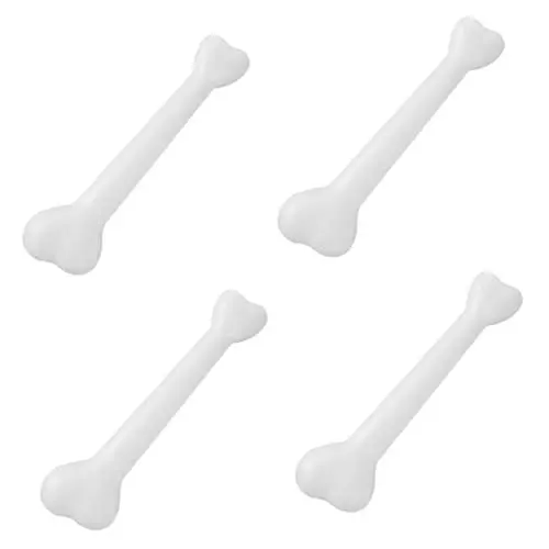 Produktbild: BESTonZON 4 Stück künstlicher Knochen Halloween-Requisiten gefälschte Knochen Halloween menschliches Skelett Partydekoration Halloween Dekoration Halloweenkostüm Spielzeug Halloween-Dekor