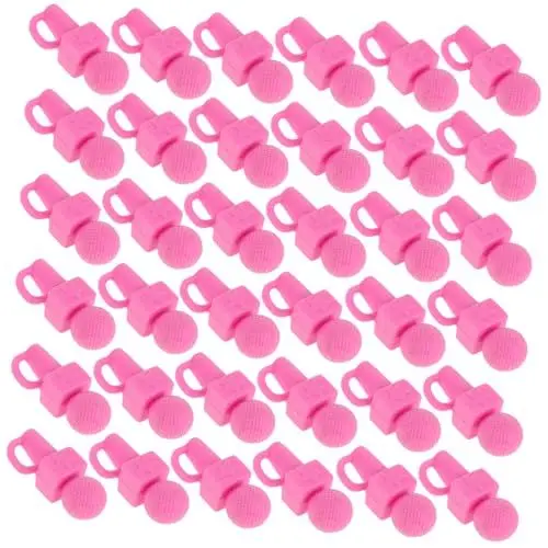 Produktbild: BESTonZON 50 Stück Puppenhaus Spielzeug Kind-Karaoke-Maschine-mädchen Kindermikrofon Mini-Karaoke-Maschine Für Kinder Kinder-Karaoke-mikrofon Für Mädchen Miniaturmikrofon Rosa Plastik