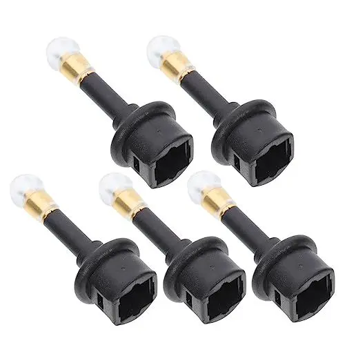 Produktbild: BESTonZON 5 Stücke Digital Optical auf 3 5mm Adapter 3 5mm auf Digital Audio Adapter Licht Tragbare Funktion Kopfhörer Adapter