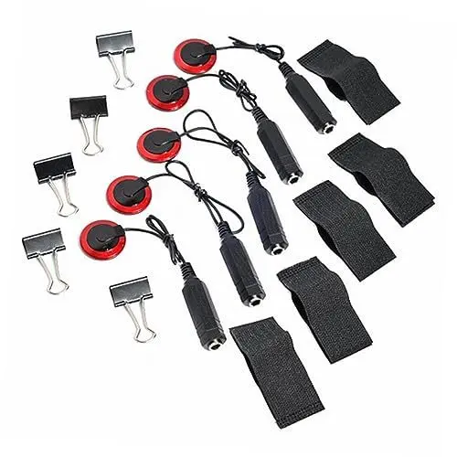 Produktbild: BESTonZON Gitarre Pickup 5pcs Set Klebstoff Clip Schraube-auf Clip für Gitarre Violine Viola Banjo