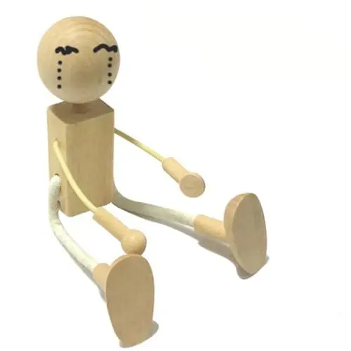 Produktbild: BESTonZON 5 Stück Kreatives Holzspielzeug Holzornament Massivholzspielzeug Holztierform Kunsthandwerk Holz Desktop Verzierungen